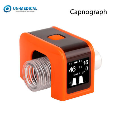 Moniteur de marée de CO2 du moniteur EtCO2 de Capnography EtCO2 d'extrémité médicale portative de capteur
